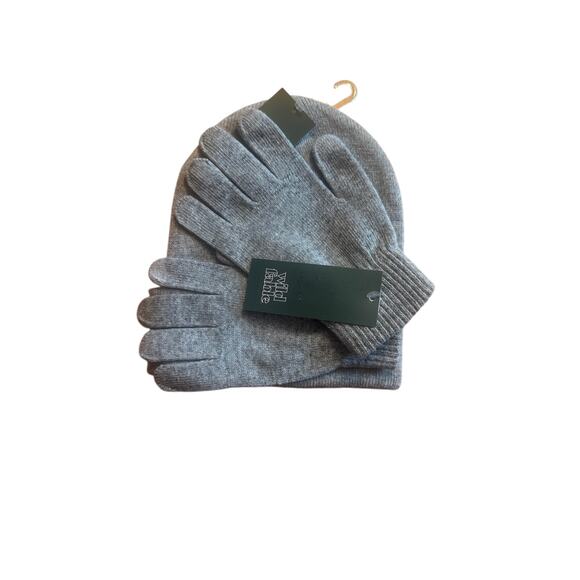 wild fable UNISEX touch screen compatible gray gloves and beanie hat set NWT - Picture 3 of 6